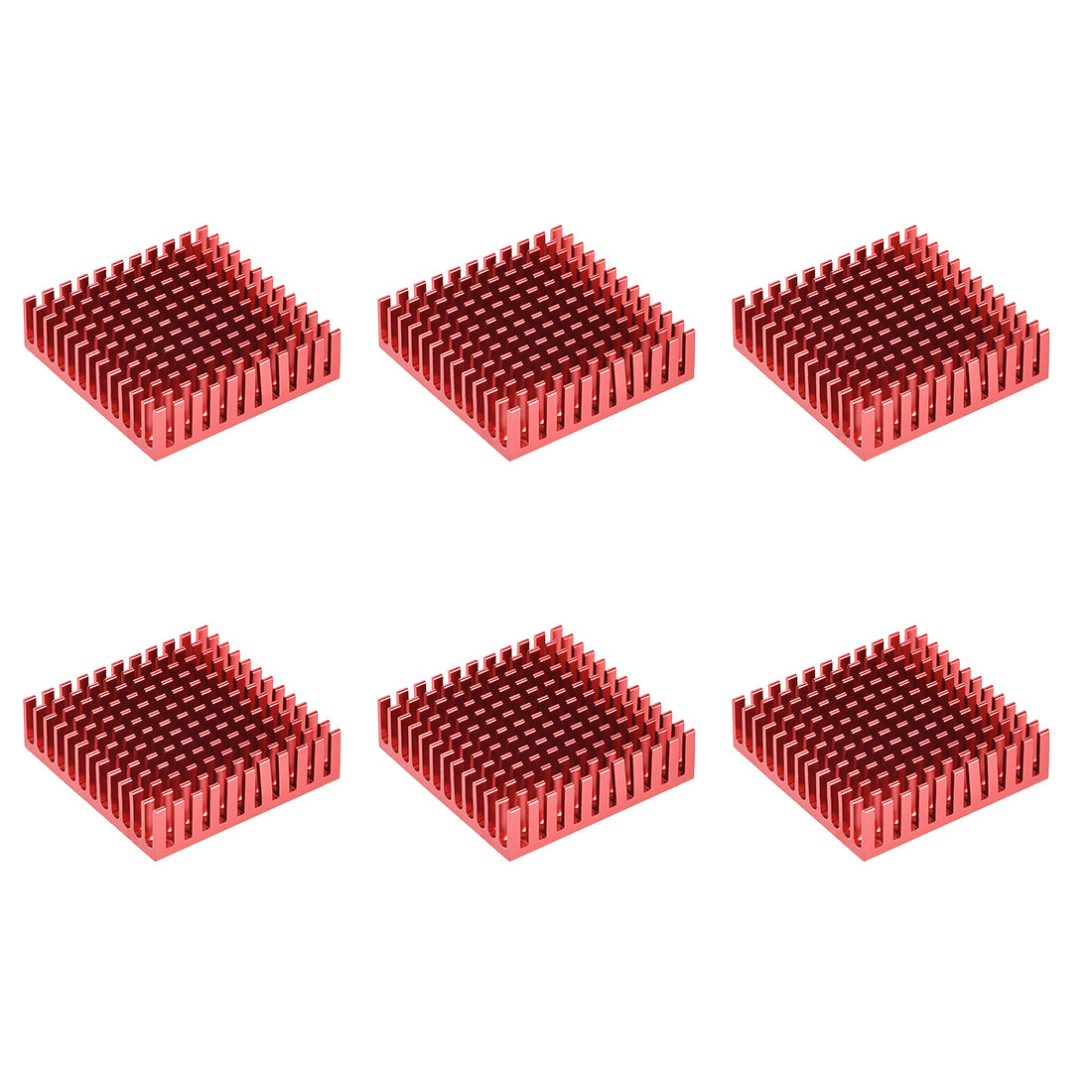 Harfington Slotted Notch Heatsink for MOS IC Chip RAM CPU Stepper Motor 3D Printer 6pcs