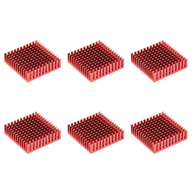 Harfington Slotted Notch Heatsink for MOS IC Chip RAM CPU Stepper Motor 3D Printer 6pcs