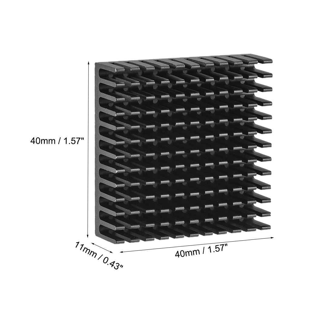 Harfington Slotted Notch Heatsink for MOS IC Chip RAM CPU Stepper Motor 3D Printer 6pcs