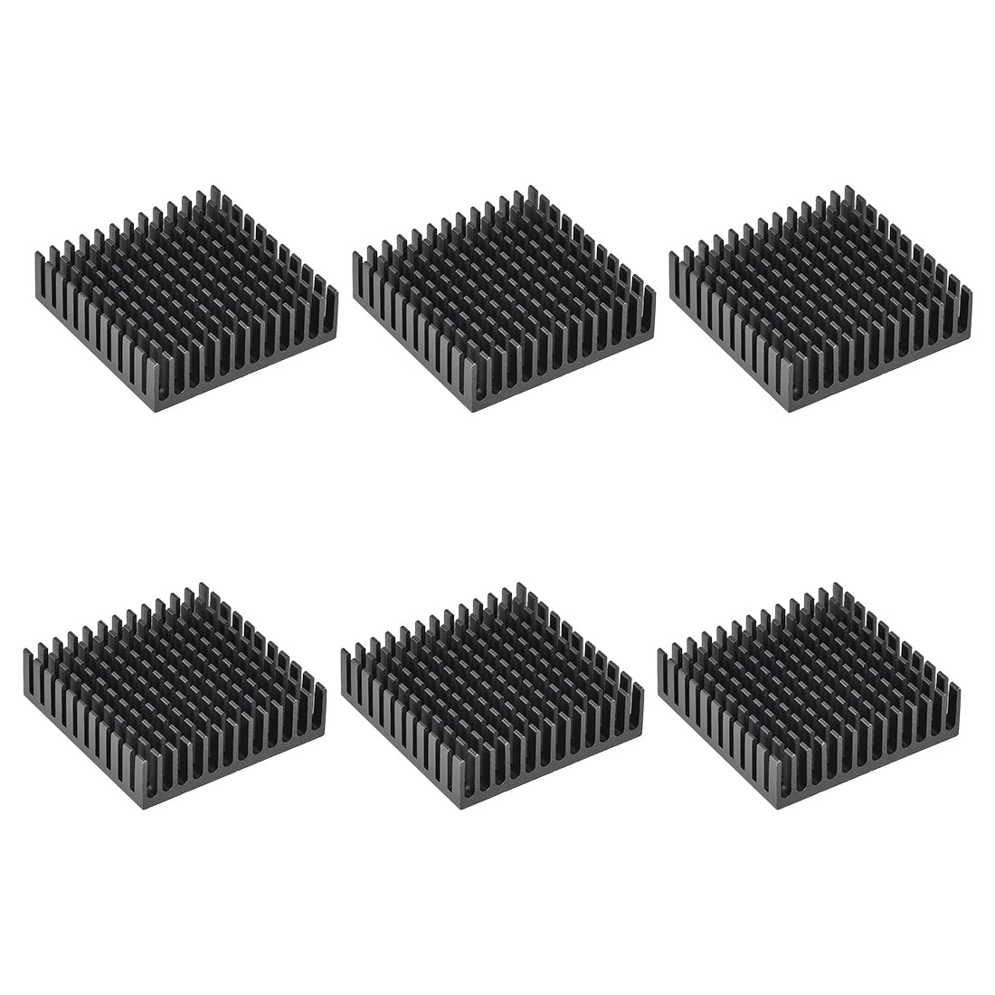 Harfington Slotted Notch Heatsink for MOS IC Chip RAM CPU Stepper Motor 3D Printer 6pcs
