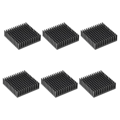 Harfington Slotted Notch Heatsink for MOS IC Chip RAM CPU Stepper Motor 3D Printer 6pcs