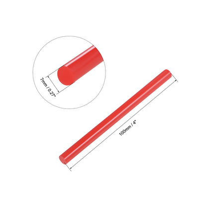 Harfington Mini Hot Glue Sticks for Glue Gun 0.27-inch x 4-inch Red 12pcs
