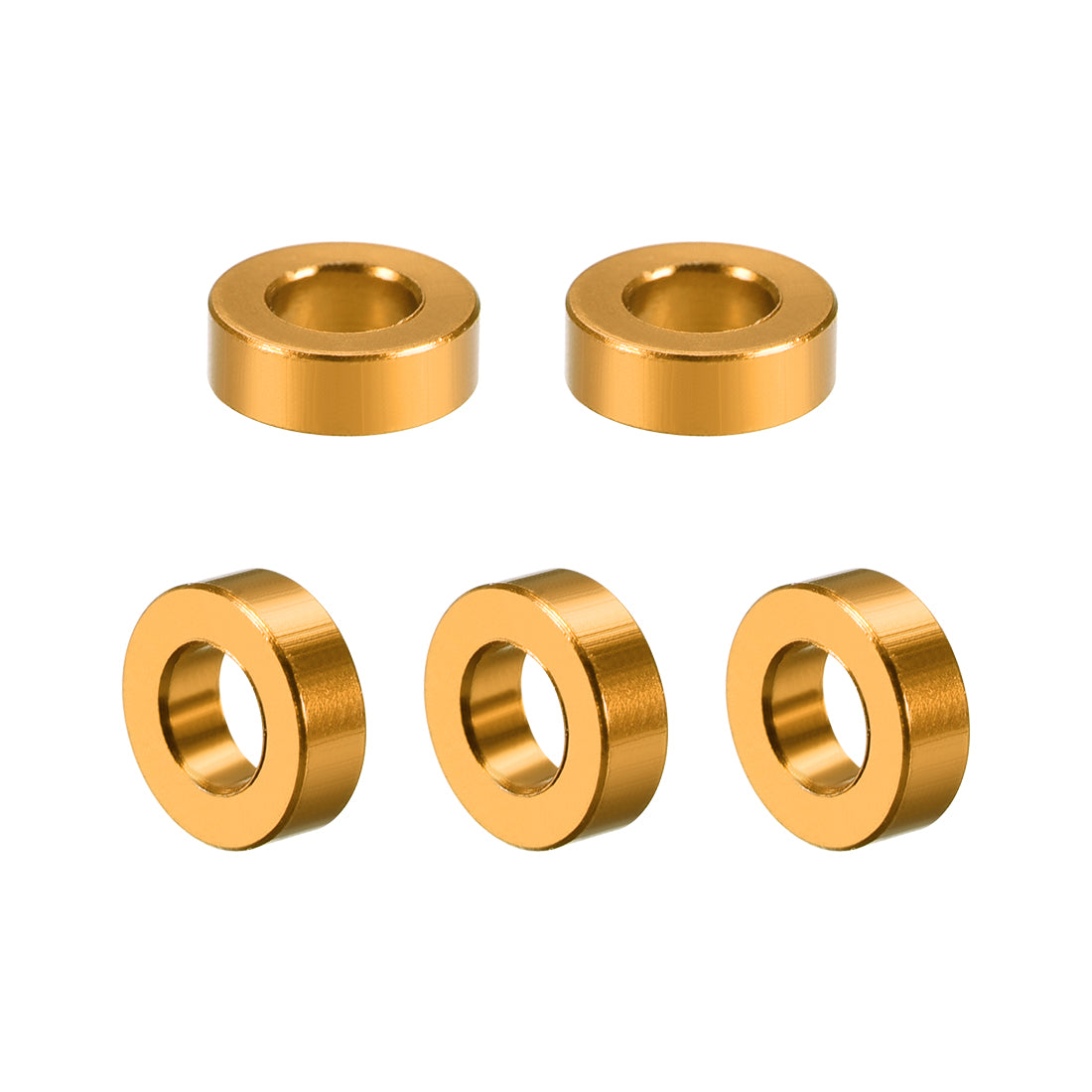 uxcell 5 Pcs Round Aluminum Standoff Column Spacer Aqua Blue for FPV Quadcopter RC Multirotors Parts DIY