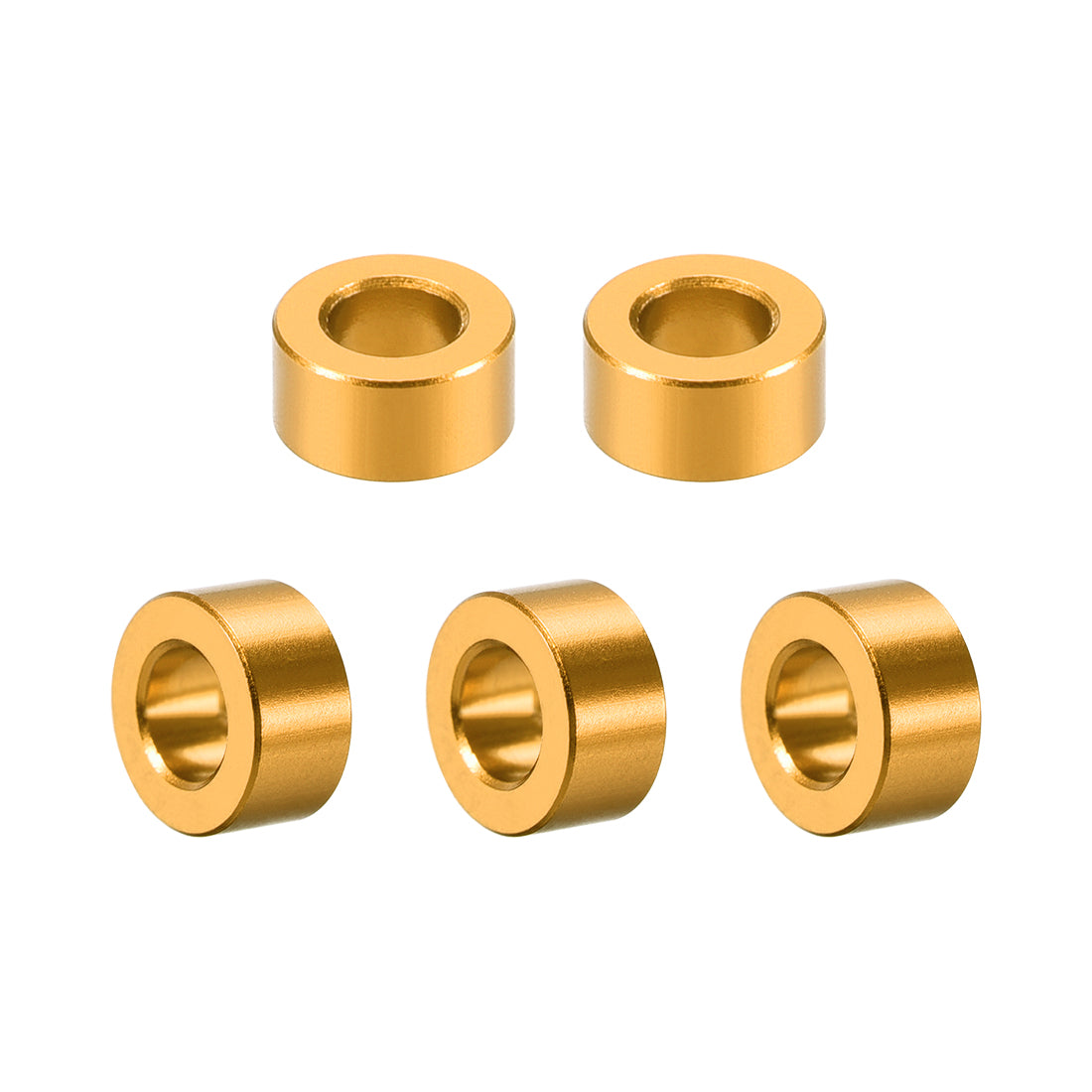 uxcell 5 Pcs Round Aluminum Standoff Column Spacer Aqua Blue for FPV Quadcopter RC Multirotors Parts DIY