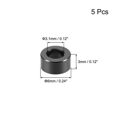 Harfington 5 Pcs Round Aluminum Standoff Column Spacer Aqua Blue for FPV Quadcopter RC Multirotors Parts DIY