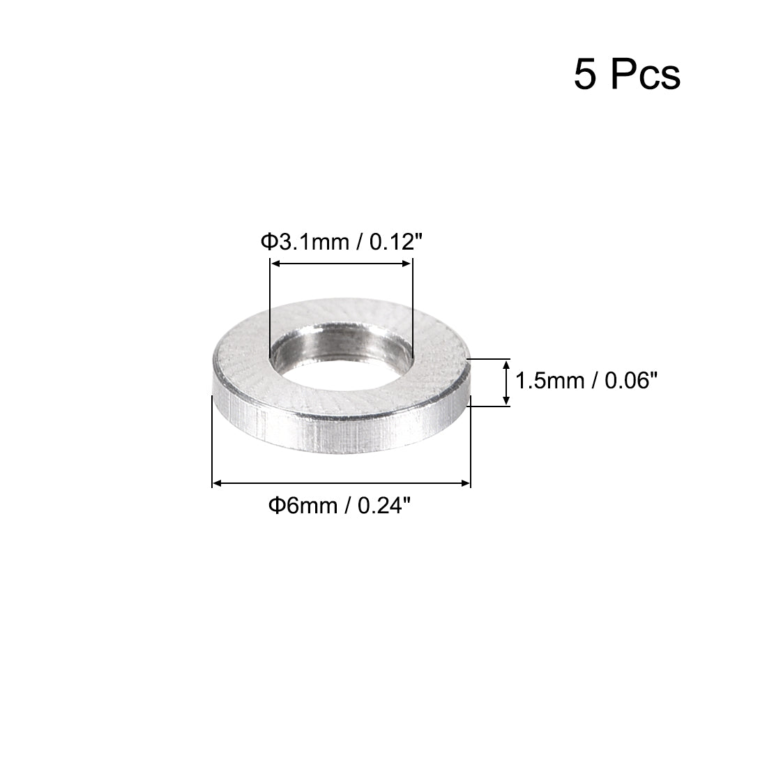 uxcell 5 Pcs Round Aluminum Standoff Column Spacer Aqua Blue for FPV Quadcopter RC Multirotors Parts DIY