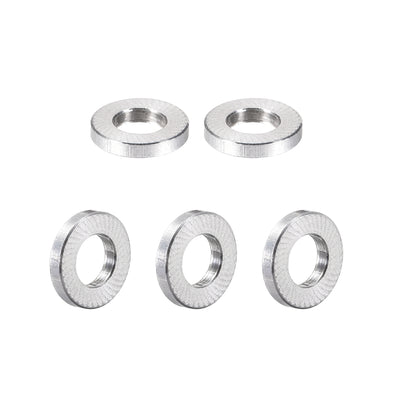 Harfington 5 Pcs Round Aluminum Standoff Column Spacer Aqua Blue for FPV Quadcopter RC Multirotors Parts DIY