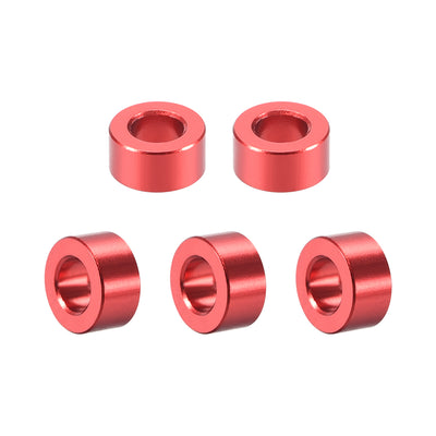 Harfington 5 Pcs Round Aluminum Standoff Column Spacer Aqua Blue for FPV Quadcopter RC Multirotors Parts DIY