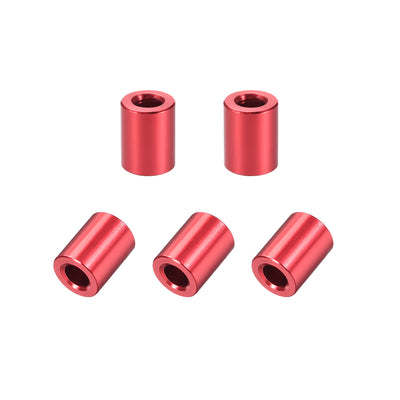 Harfington 5 Pcs Round Aluminum Standoff Column Spacer Aqua Blue for FPV Quadcopter RC Multirotors Parts DIY
