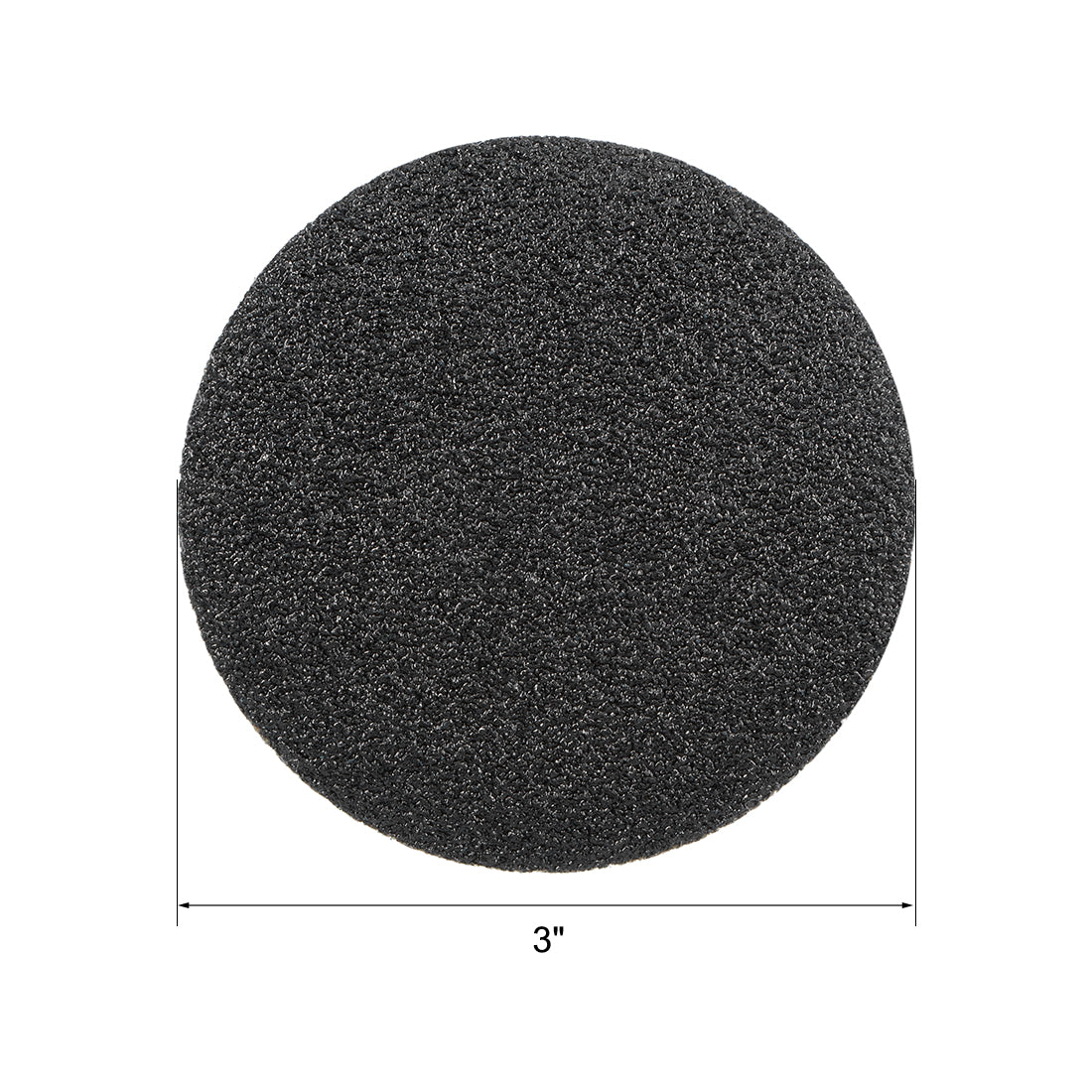 uxcell Uxcell 3" Hook and Loop Sanding Disc 80/100/120 Grit Silicon Carbide Wet/Dry 15Pcs