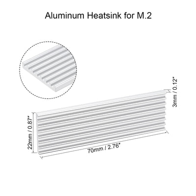Harfington E Shape Aluminum Heatsink for M.2 SSD