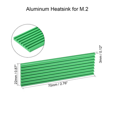 Harfington E Shape Aluminum Heatsink for M.2 SSD