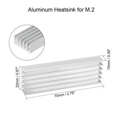 Harfington E Shape Aluminum Heatsink for M.2 SSD