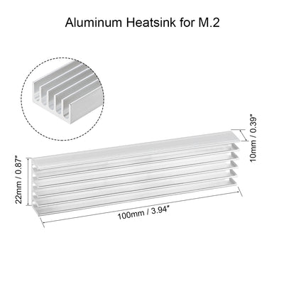Harfington E Shape Aluminum Heatsink for M.2 SSD