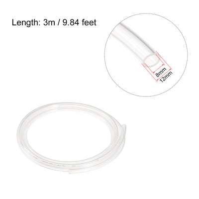 Harfington PU Air Tubing Pipe Hose for Air Line Tube Fluid Transfer Pneumatic Tubing