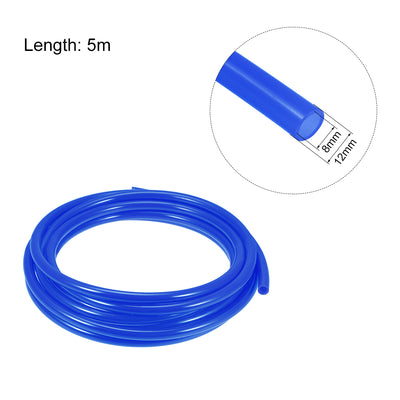 Harfington PU Air Tubing Pipe Hose for Air Line Tube Fluid Transfer Pneumatic Tubing