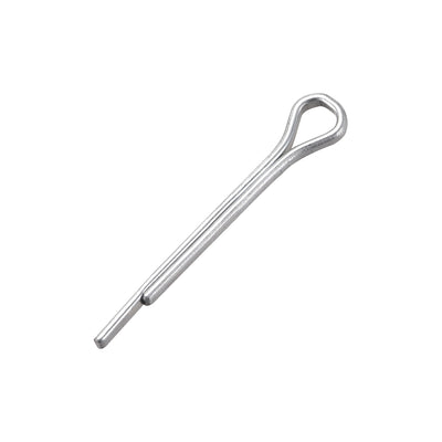 uxcell Uxcell Split Cotter Pin 3/32 inchx5/8 inch (2.5mmx16mm) Carbon Steel 2-Prongs 50Pcs