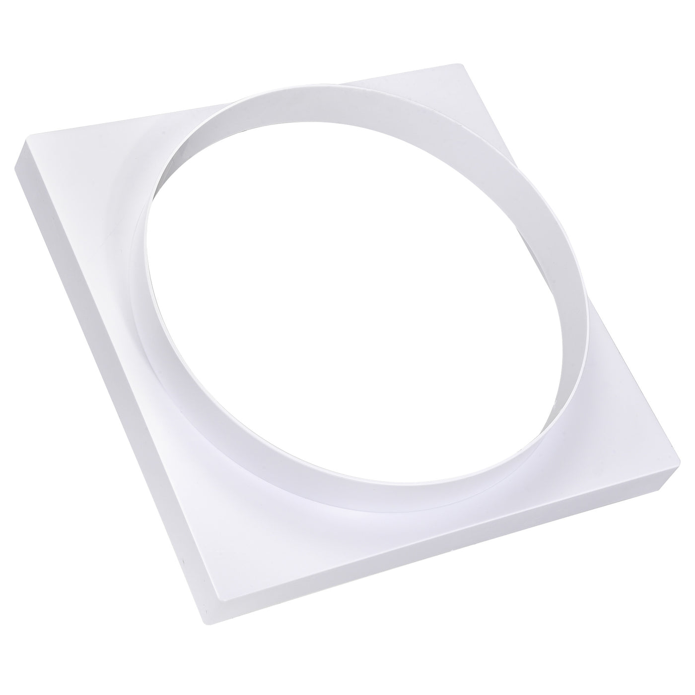 uxcell Uxcell Square Air Vent Duct Connector Flange, 330x330mm, Fitting 300mm ID Ducting, Ducts Mounting Plate, for Heating Cooling Ventilation System