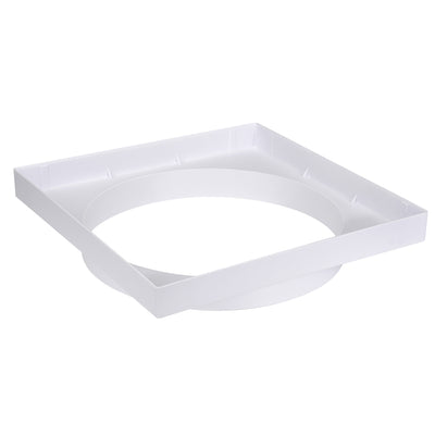 Harfington Uxcell Square Air Vent Duct Connector Flange, 330x330mm, Fitting 300mm ID Ducting, Ducts Mounting Plate, for Heating Cooling Ventilation System