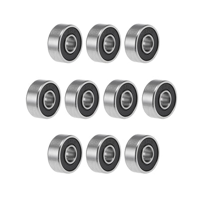 Harfington Uxcell Deep Groove Ball Bearings Inch Double Sealed Chrome Steel ABEC3