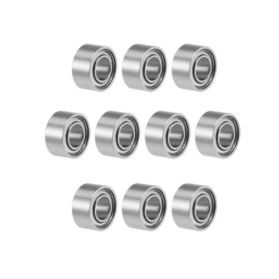 uxcell Uxcell R133ZZ Ball Bearings 3/32x3/16x3/32" Double Shielded Chrome Steel P6 10pcs