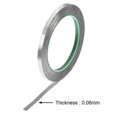 Harfington Uxcell 6mm Aluminum Foil Tape for HVAC,Patching Hot and Cold Air Ducts 20m/65.6ft