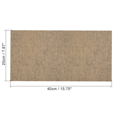 Harfington Uxcell Acrylic Sheet,Black,3mm Thick,20cm x 40cm,Plastic Board