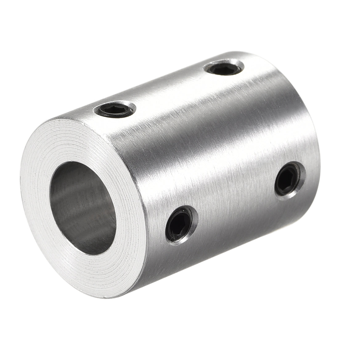 uxcell Uxcell Rigid Coupling 25mm Length 20mm Diameter Aluminum Alloy Shaft Coupler Connector Silver11 1