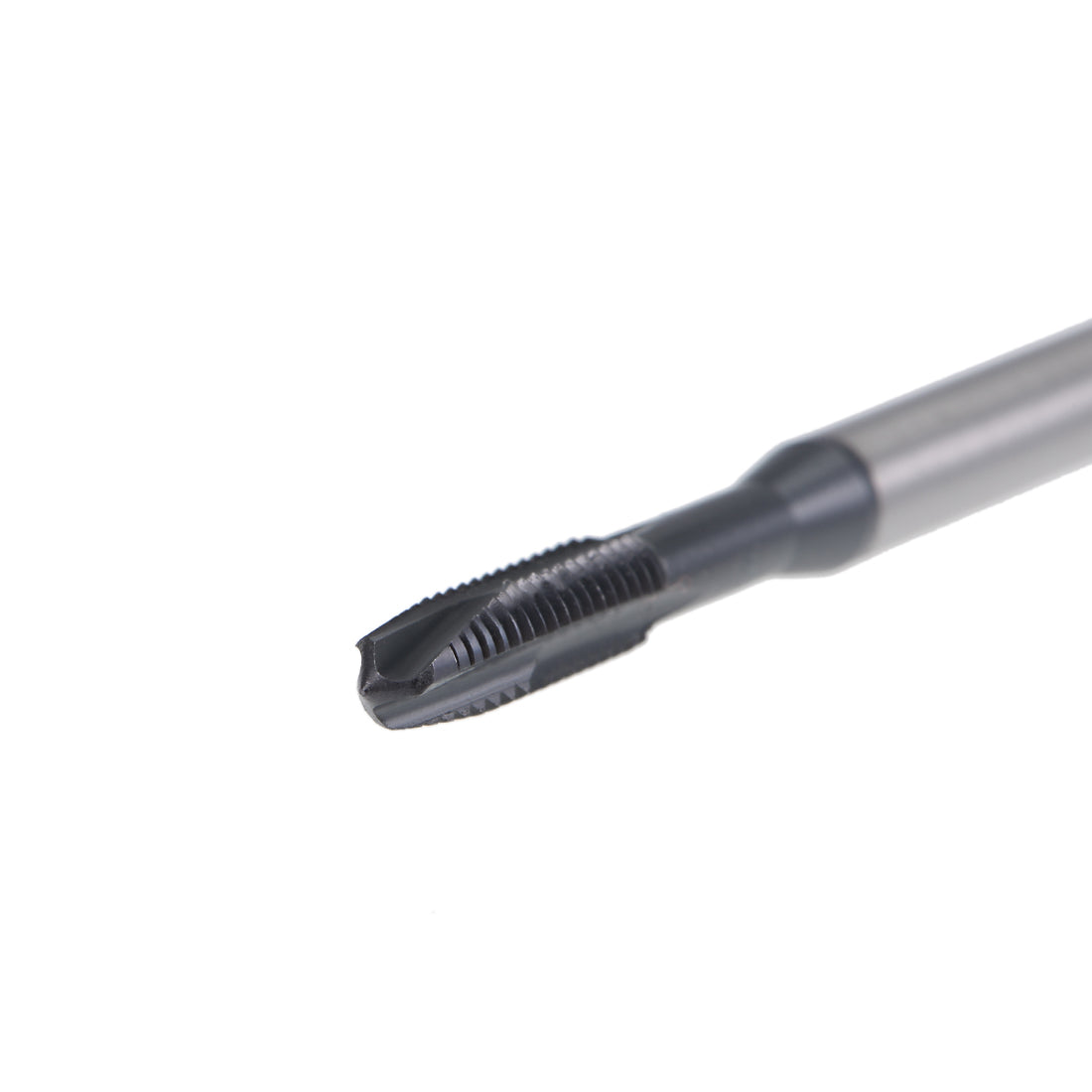 uxcell Uxcell Spiral Point Threading Tap H2 HSS 6542 TICN Coated DIN371/376 2pcs