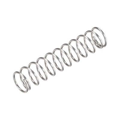 Harfington Uxcell 304 Stainless Steel Compression Spring 66.4N Load 15pcs