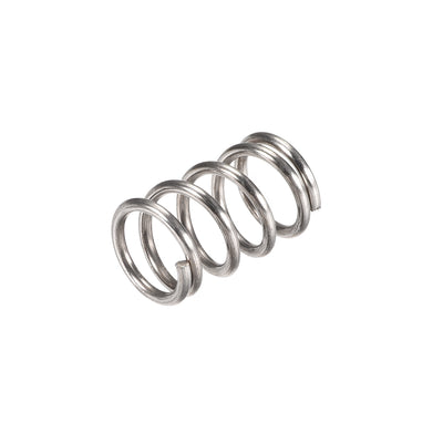 Harfington Uxcell 304 Stainless Steel Compression Spring 30N Load Capacity 30pcs