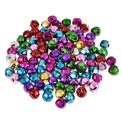 uxcell Uxcell Jingle Bells, 10mm/0.39-Inch 100pcs,  Craft Bells Bulk DIY Bells, Multicolor