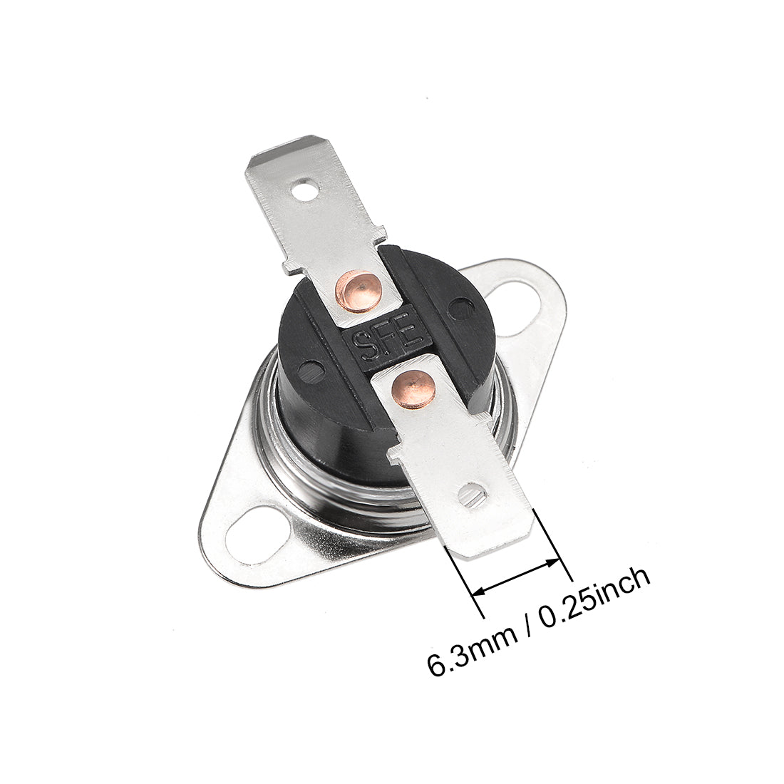 uxcell Uxcell 10pcs NC KSD301 Thermostat 40-135°C(104-275°F) Temperature Thermal Control Switch 40 50 60 70 80 90 100 110 120 135°C Normally Close Assortment Kit