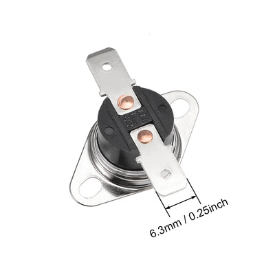 Harfington Uxcell 10pcs NC KSD301 Thermostat 40-135°C(104-275°F) Temperature Thermal Control Switch 40 50 60 70 80 90 100 110 120 135°C Normally Close Assortment Kit