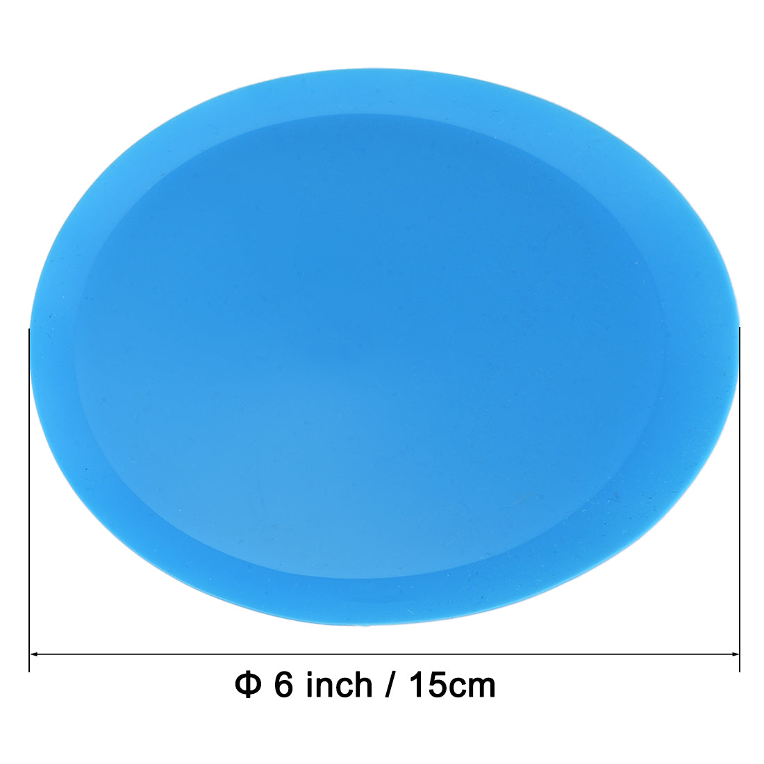 uxcell Uxcell Bathtub Stopper, 6 Inches Large Silicone Drain Stoppers, Flat Suction Sink Plug for Kitchen Bathroom and Laundry(White,Blue and Gray) 1set