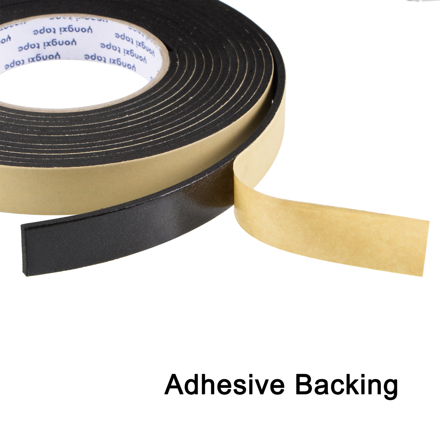 uxcell Uxcell Sealing Foam Tape 20mmx3mmx5m EVA Self Adhesive Weather Strip for Window Door