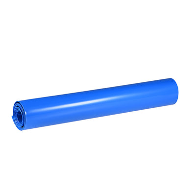 Harfington Battery Wrap, 300mm Width 1m PVC Heat Shrink Tube Wraps Blue