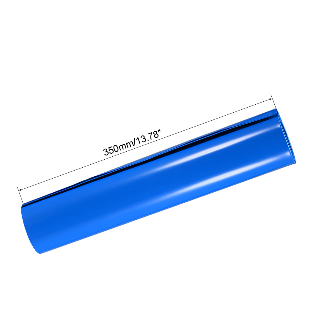 Harfington Battery Wrap, 350mm Width 1m PVC Heat Shrink Tube Wraps Blue