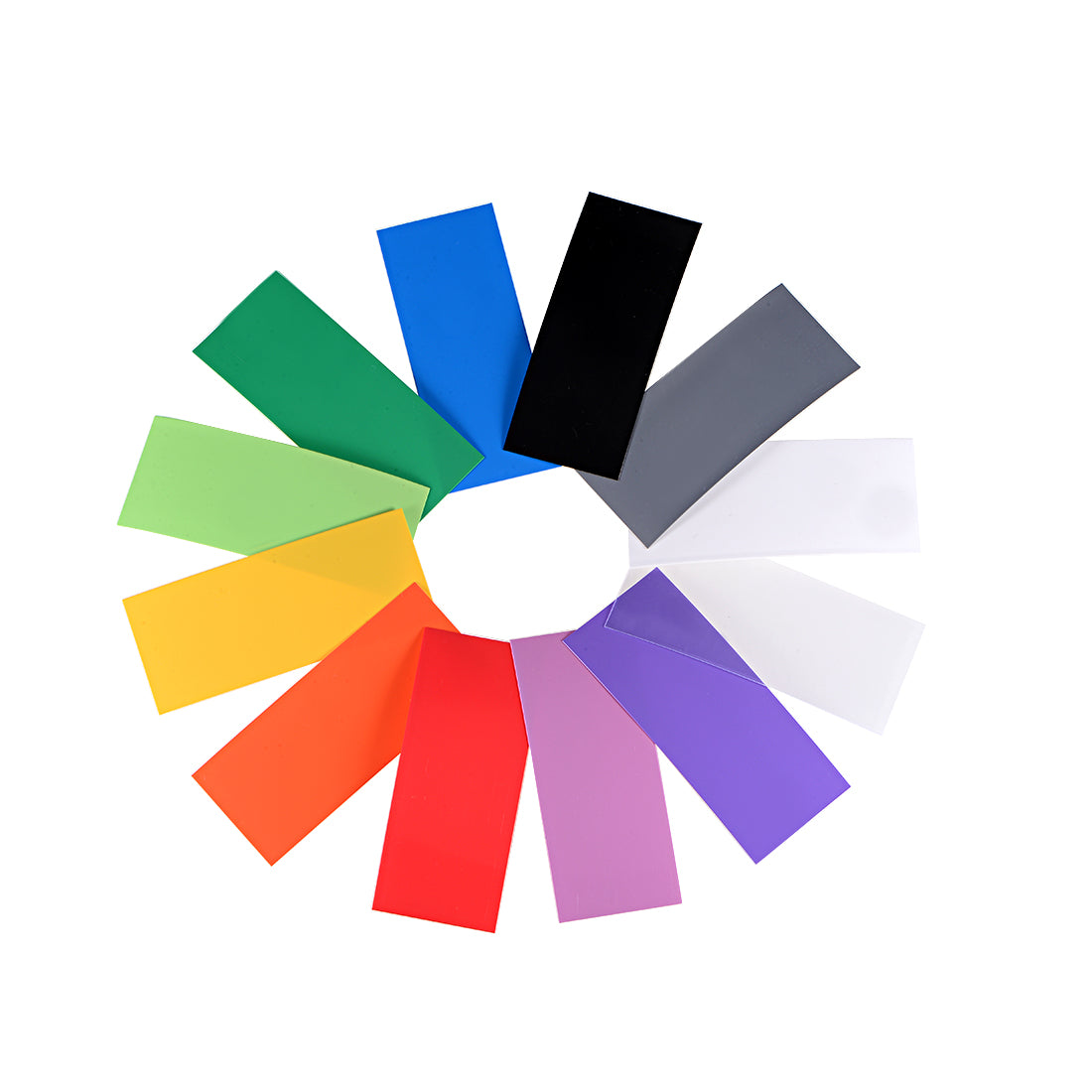 uxcell Uxcell Battery Wrap, 29.5mm Width 72mm for 18650 Battery 12 Colors,240pcs