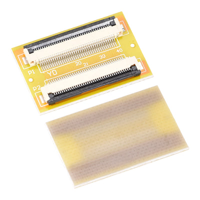 Harfington Uxcell A Type Flexible Flat Cable and Flip Up to Mount Adapter Kit,40P 0.5mm Pitch 20cm