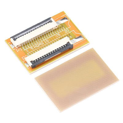 Harfington Uxcell A Type Flexible Flat Cable and Flip Up to Mount Adapter Kit,15P 1.0mm Pitch 20cm