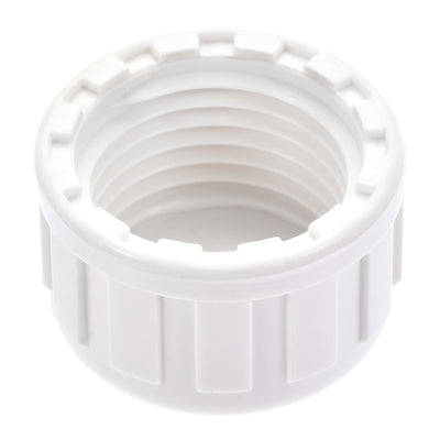 Harfington G Pipe Fitting Cap, PVC Female Thread Hose Connector, for Garden and Outdoor Water Pipes End, 20Pcs