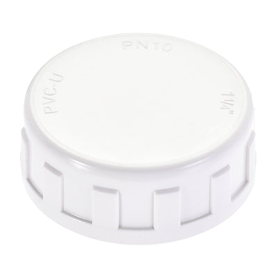 Harfington G Pipe Fitting Cap, PVC Female Thread Hose Connector, for Garden and Outdoor Water Pipes End