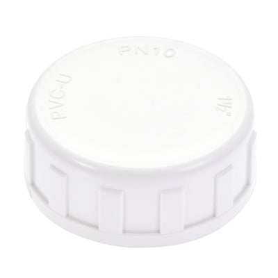 Harfington G Pipe Fitting Cap, PVC Female Thread Hose Connector, for Garden and Outdoor Water Pipes End