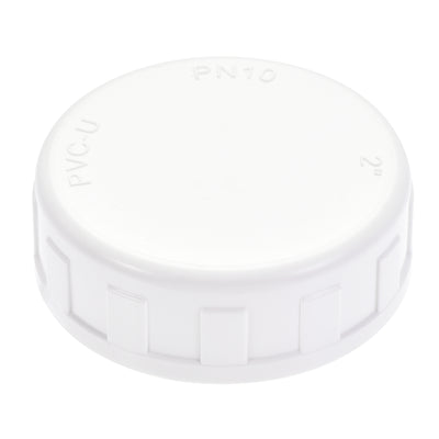 Harfington G Pipe Fitting Cap, PVC Female Thread Hose Connector, for Garden and Outdoor Water Pipes End