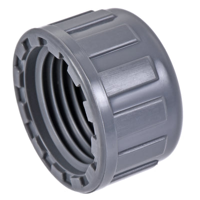 Harfington G Pipe Fitting Cap, PVC Female Thread Hose Connector, for Garden and Outdoor Water Pipes End, 20Pcs