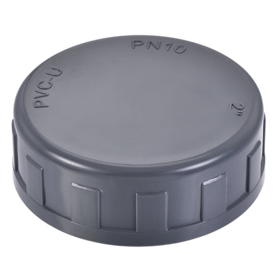 Harfington G Pipe Fitting Cap, PVC Female Thread Hose Connector, for Garden and Outdoor Water Pipes End