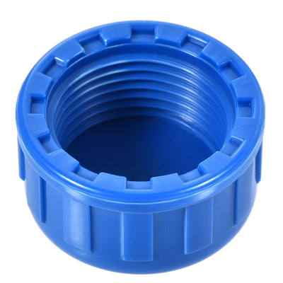 Harfington G Pipe Fitting Cap, PVC Female Thread Hose Connector, for Garden and Outdoor Water Pipes End, 20Pcs