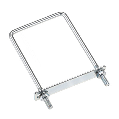 Harfington U Bolt Carbon Steel with Nuts Frame Plate Round Washers