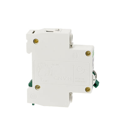 Harfington Uxcell Miniature Circuit Breaker, DZ47-63 1 Pole 25A 230/400V C25, C Curve